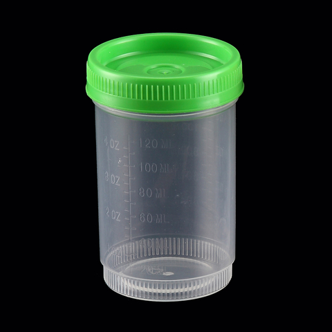 Microbiology/Urinalysis Specimen Containers, Screw Cap,4OZ/120ml