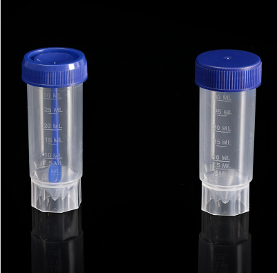 30ML Free Standing Specimen Tubes with Molded Graduation and Leakproof with or without Spoon