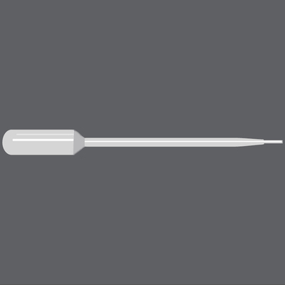 Transfer pipette, 5ml Capacity-Extended Tip - Standard Bulb