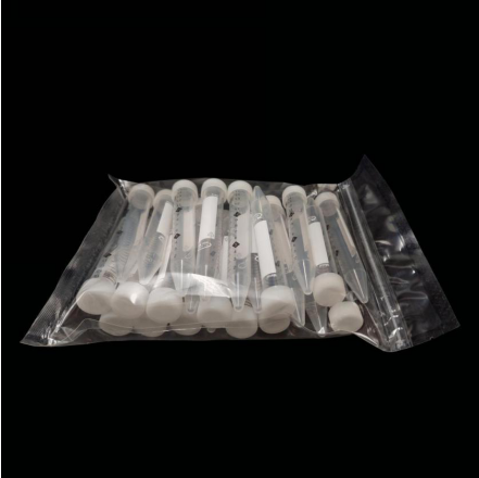 Runlab Premium quality 15mL centrifuge tubes, conical, PP, With Natural flat cap, Black graduation lines, Metal Free,bag packed, E-beam Sterile.