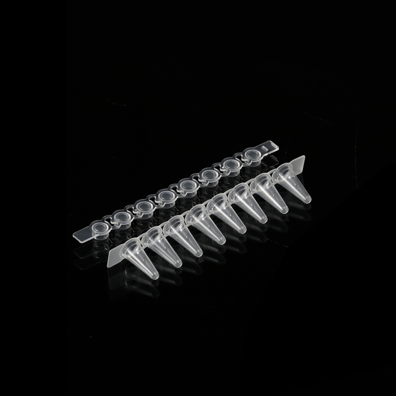 0.1mL 8-snap strip PCR tube flat cap Natural