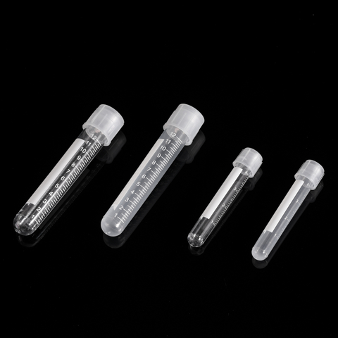 Disposable Culture Tubes, Round Bottom, Rimed,with Dual-position Cap,with Graduation