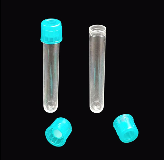 Disposable culture tube,Polystyrene,5mL,round base,Dual-position cap,for Flow Cytometry Instruments
